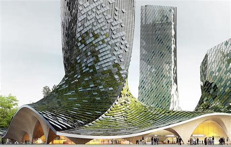 French Dream Towers Hangzhou 33 China Xtu Architects Design Algae