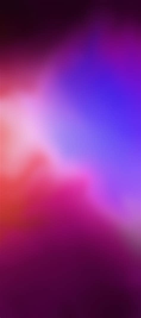 Ios 11 Iphone X Purple Blue Clean Simple Abstract Purple And