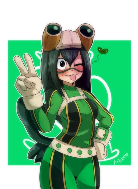 My Hero Academia Frog Frog Tsuyu Asui Cosplay Costume My Hero