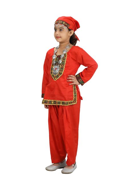 Rent Or Buy Female Kashmiri Folk Costume For Girls Online In India