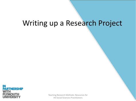 Ppt Writing Up A Research Project Powerpoint Presentation Free
