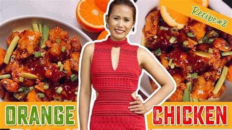 THE BEST CRISPY ORANGE CHICKEN RECIPE CHINESE CUISINE HOW TO MAKE
