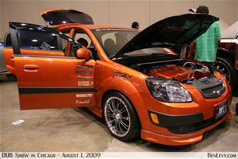 Custom Orange Kia Rio