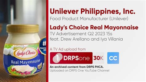Ladys Choice Real Mayonnaise Tv Ad Q2 2023 15s With Drew Arellano And Iya Villania Philippines