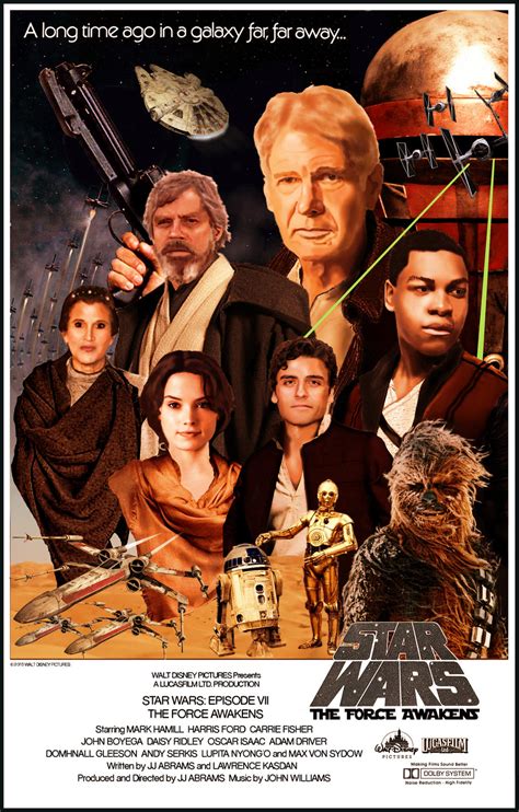 Star Wars The Force Awakens Fan Movie Poster By Supernma On Deviantart