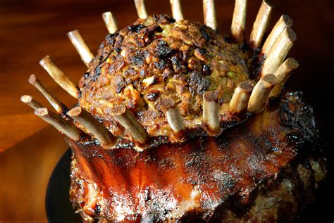 Smoked Pork Crown Roast For The Holidays Sierra Foodwineart A