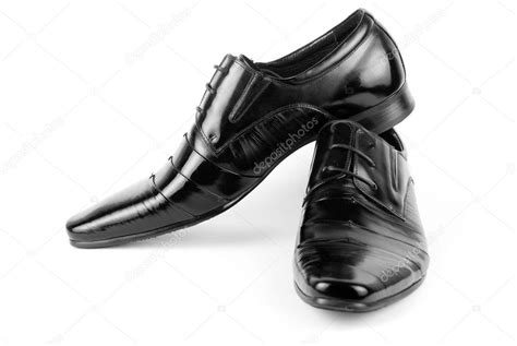Mens Black Leather Dress Shoes — Stock Photo © Olinchuk 2748716