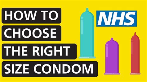 How To Choose The Right Size Condom Nhs Youtube