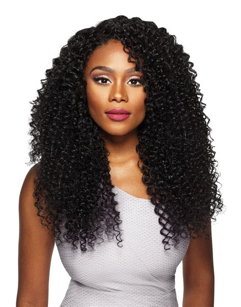 Create a stylish short & curly look with purple pack 3pcs. Outre Premium Purple Pack Human Hair Weave PINEAPPLE WAVE ...