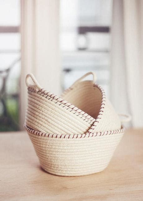 Woven rope basket making instructions, diy your own rope bowl with this guide. DIY Rope Baskets - Paperblog