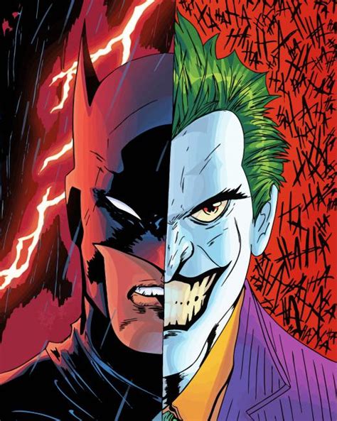 Batman And Joker Half Faces Paint By Number Numpaints Paint By