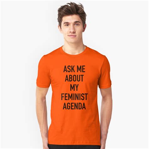 Ask Me About My Feminist Agenda Marvel T Shirt By Fandemonium