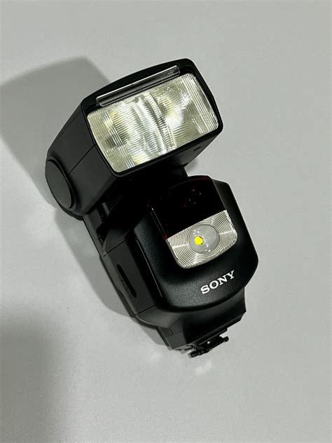 Sony Hvl F43m External Flash With Led Light For Bright Movie Shooting For Multi Interface Shoe