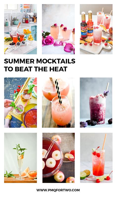 Summer Mocktail Recipes To Beat The Heat Pmq For Two