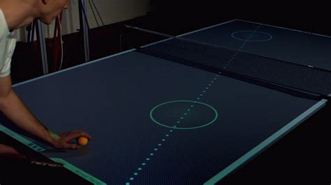 This Interactive Ping Pong Table Tracks Where Players Hit