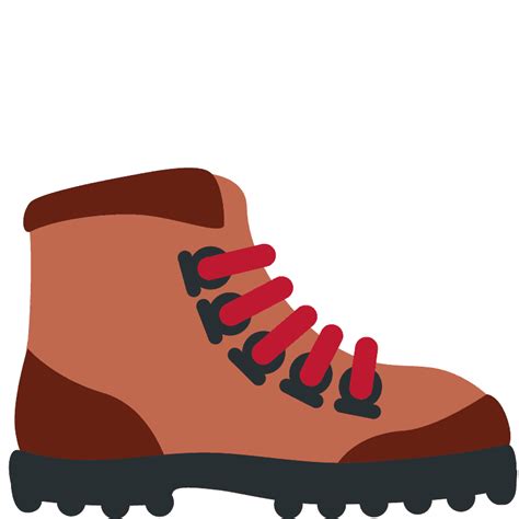Hiking Boot Emoji Clipart Free Download Transparent Png Creazilla