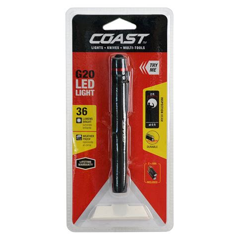 Coast Led Inspection Beam 72 Foot Range Torch Flashlight Penlight G20