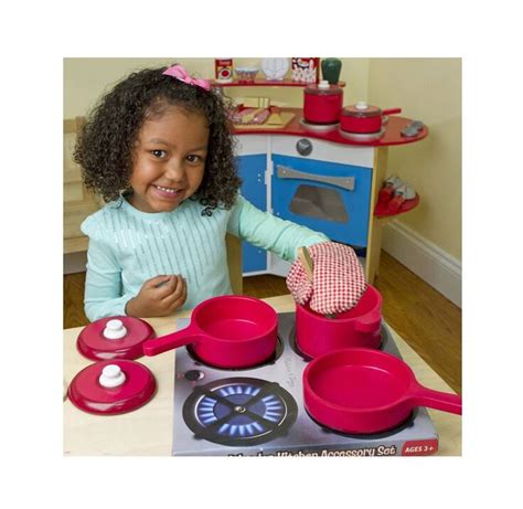 Melissa And Doug Wooden Kitchen Accessory Set Peachzone