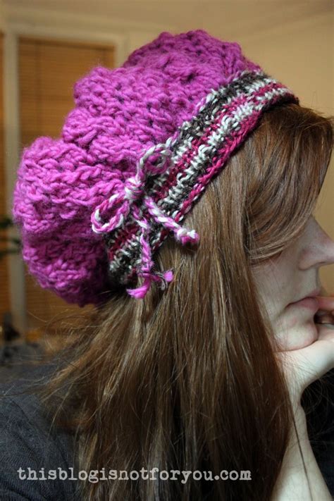 Knitted baby hats are an essential accessory, and most of them are quick and easy to make for knitters of any experience level. FREE Knitting Pattern: Slouchy Beanie - This Blog Is Not ...
