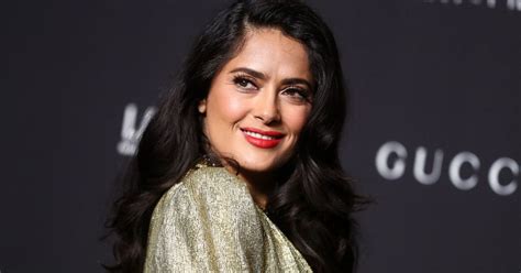 Salma Hayek Cheveux Blancs Et Rides L Actrice Se D Voile Au Naturel