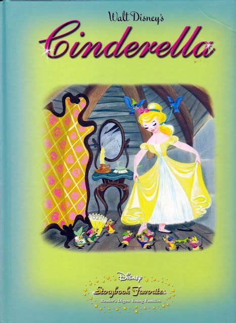 Vintage Books For The Very Young Cinderella Disney Storybook