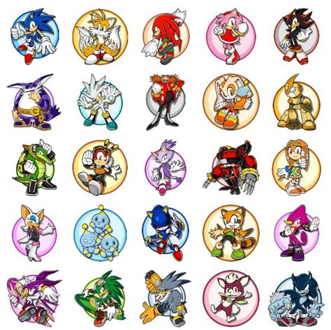 Image Sonic Channel All Characters Poster Idea
