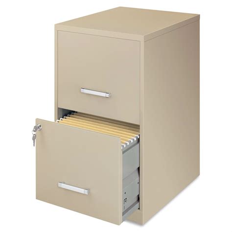 The cheapest offer starts at £15. Metal Two Drawer Locking Vertical File Cabinet in Putty Color