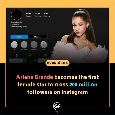 D Gertrude Cox Ariana Grande Instagram Followers