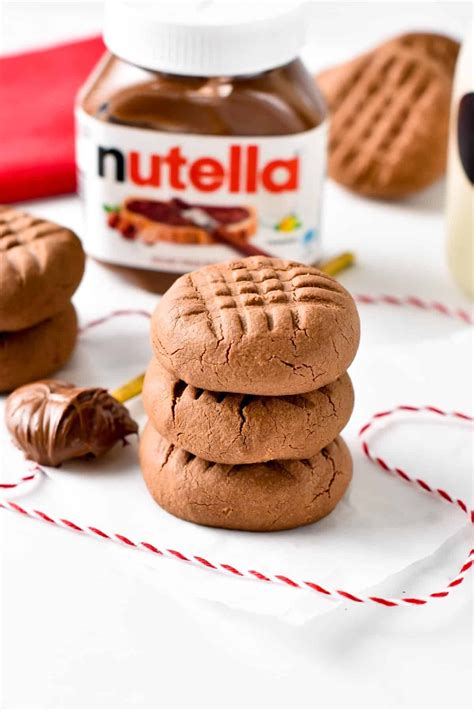 These 3 Ingredient Nutella Cookies Are The Most Easy Chocolate Crunchy