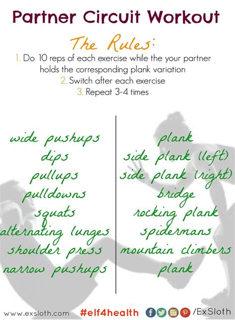 18 Partner Workouts To Spice Up Your Fitness Routine Exsloth