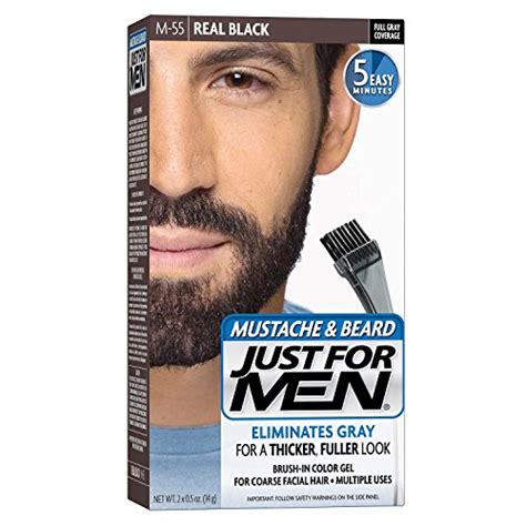 Our staff reviewed 13 products, based on two factors: JUST FOR MEN Color Gel Mustache & Beard M-55 Real Black 1 ...