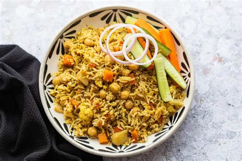 Kabuli Chana Pulao Chickpeas And Rice My Food Story