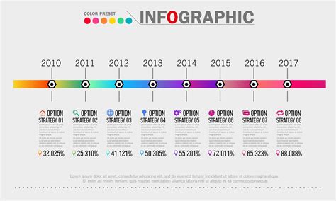 Business Timeline Infographic Template 830219 Vector Art At Vecteezy