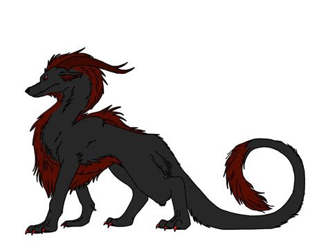 My Demon Wolf No Background By Scarheart123 On Deviantart