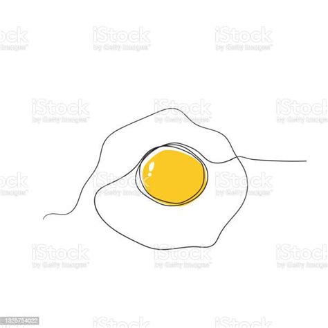 연속 라인 아트 드로잉 햇볕이 잘 드는 사이드 업 일러스트 벡터 달걀부침에 대한 스톡 벡터 아트 및 기타 이미지 달걀부침 달걀 일러스트레이션 기법 Istock