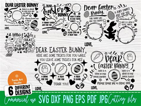 Easter Tray SVG Bundle, Bunny Plate Svg Graphic by TonisArtStudio