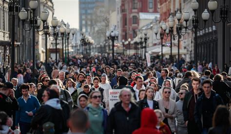 People Walk Along Moscows Arbat Street This Weekend Russia Says Eight