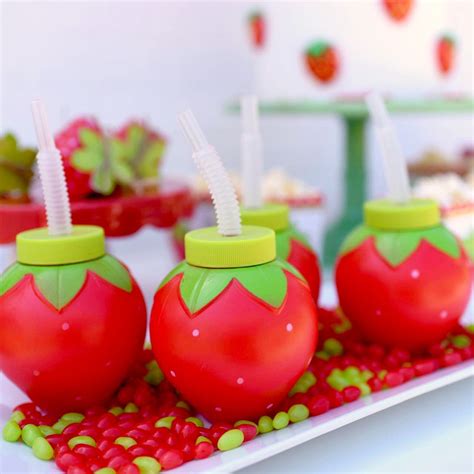 Strawberry Party Perfect For Spring Or Summer Celebrations Strawberry Party Strawberry Drinks