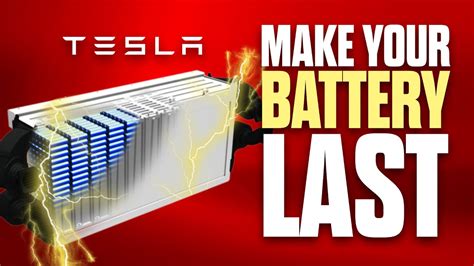 How To Make Your Tesla Battery Last Longer Youtube