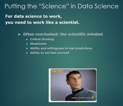 The Scientific Mindset Data Science