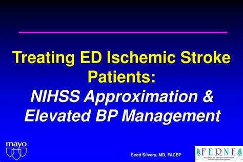 Ppt Treating Ed Ischemic Stroke Patients Nihss Approximation