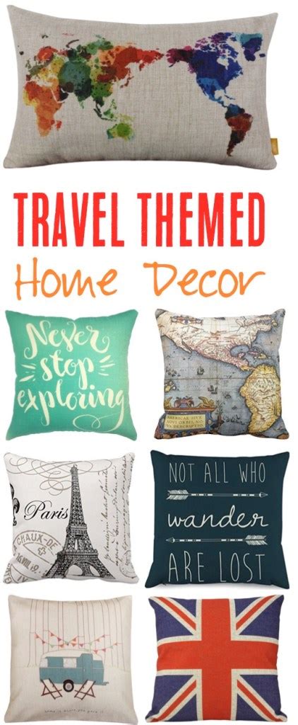 Travel Themed Home Decor 11 Creative Ideas Never Ending Journeys