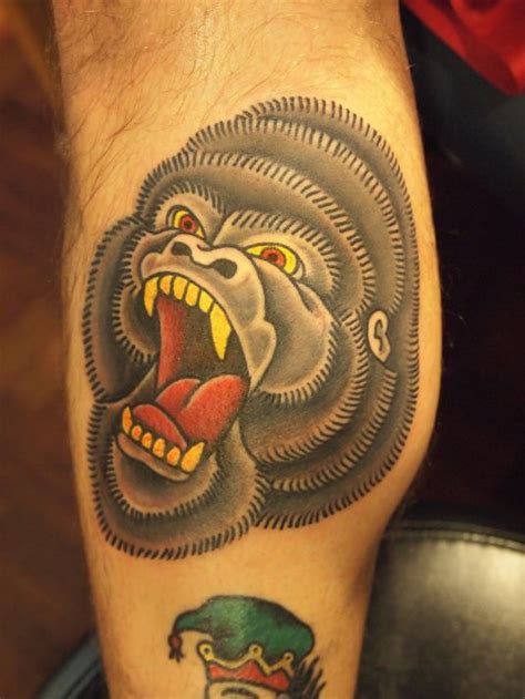 First, let's talk when you think about it, gorilla tattoo designs are really just a variation on the traditional tribal tattoo. Traditional, Google and Traditional tattoos on Pinterest
