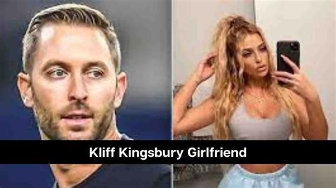 Kliff Kingsbury Girlfriend Who Is Veronica Bielik Are They Dating