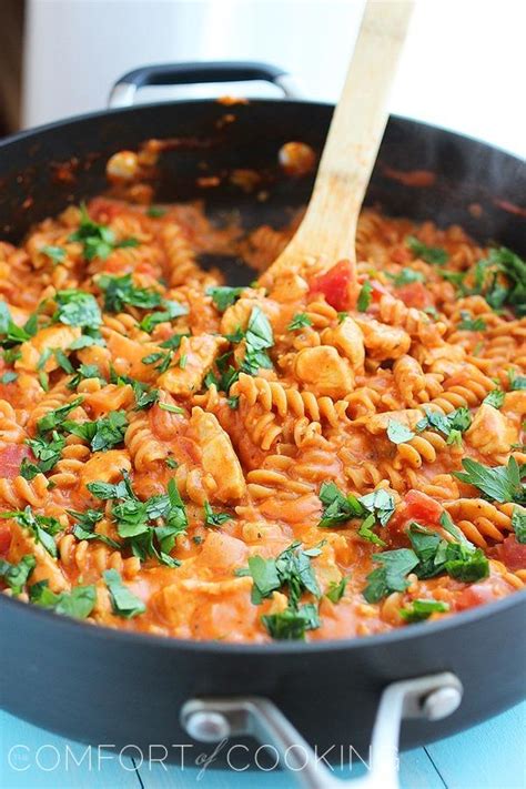 Find healthy, delicious chicken pasta recipes, from the food and nutrition experts at eatingwell. Creamy Italian Chicken & Pasta Skillet - The Comfort of ...