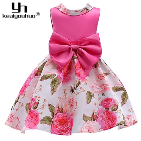 Summer Floral Dress Costume Kids Dresses For Girls Clothes Girl