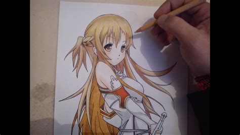 Como Dibujar A Asuna Sword Art Online How To Draw
