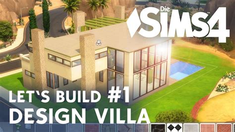 Häuser zum nachbauen :) (sims 3). Die Sims 4 Let's Build Design Villa 1 Idee & Grundriss ...