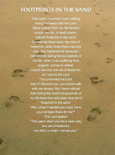 2b9cf4cd4d99a7cb4a92ba768deae5affootprints In The Sand Poem Jesus
