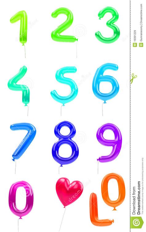 Bug description in standard mode: Balloon Numbers 0-9 Red Royalty Free Stock Images - Image: 19391229